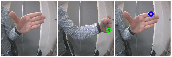 Image regression demo of hand grip